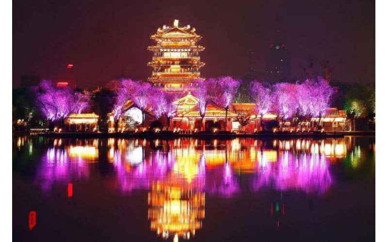 濟(jì)南亮化工程，濟(jì)南照明工程，濟(jì)南城市夜景亮化工程，濟(jì)南樓體亮化工程
